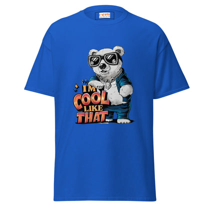 I'm Cool Like That | Polar Bear T-Shirt - Royal - T-Shirts Online
