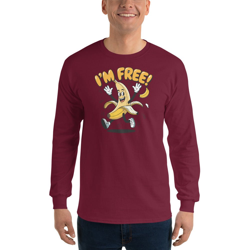 I'm Free | Long Sleeve Shirt - Black - T-Shirts Online