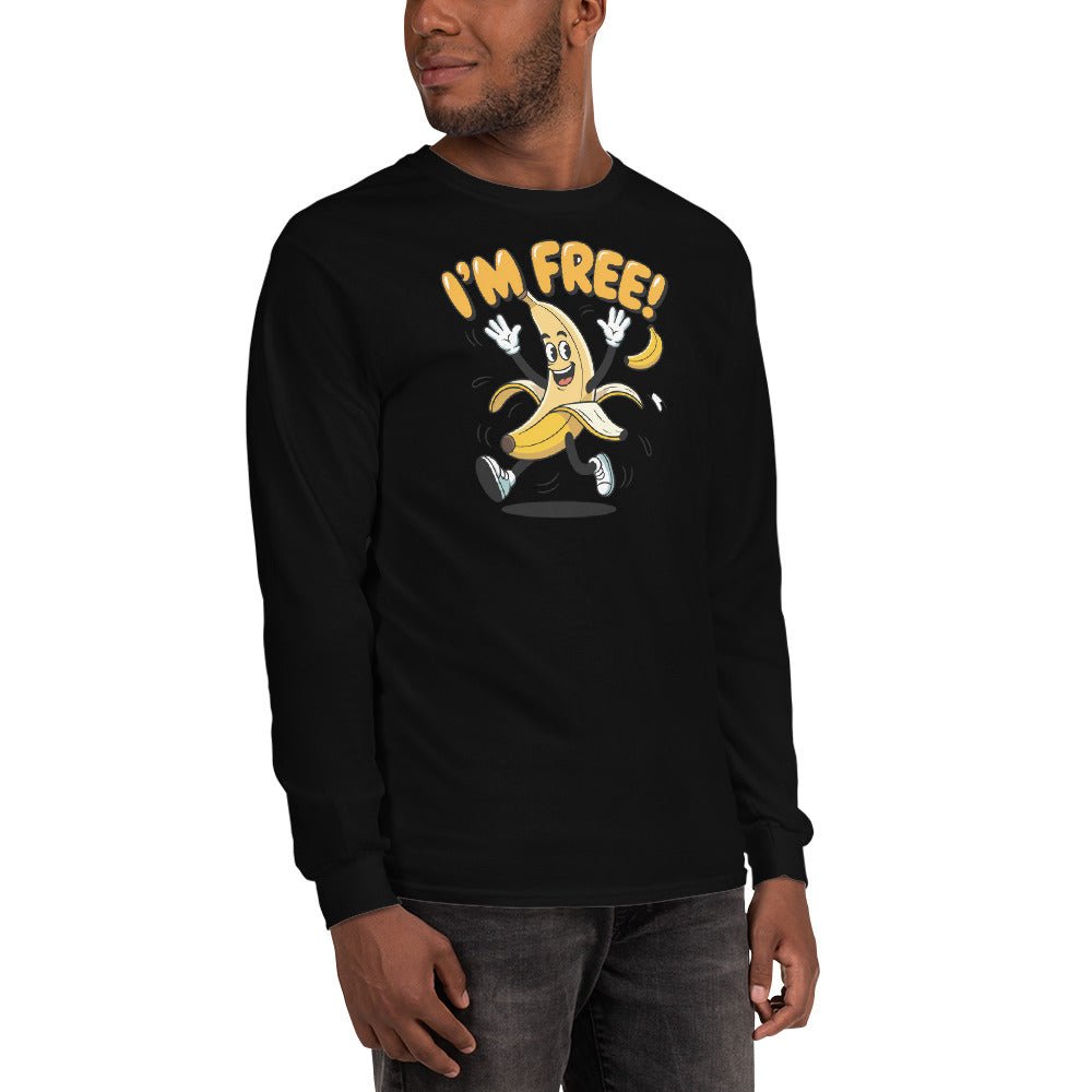 I'm Free | Long Sleeve Shirt - Black - T-Shirts Online