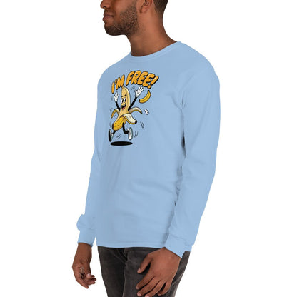 I'm Free | Long Sleeve Shirt - Light Blue - T-Shirts Online