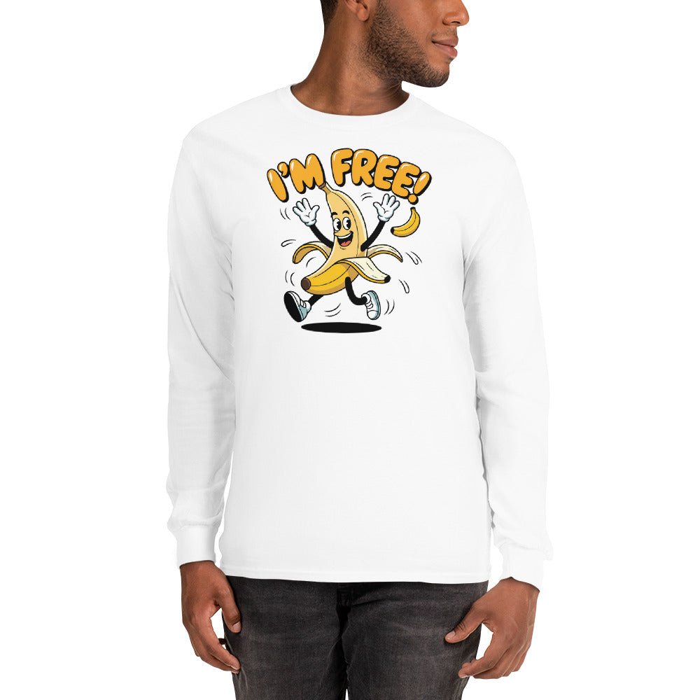 I'm Free | Long Sleeve Shirt - White - T-Shirts Online