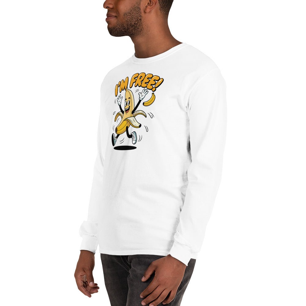 I'm Free | Long Sleeve Shirt - White - T-Shirts Online