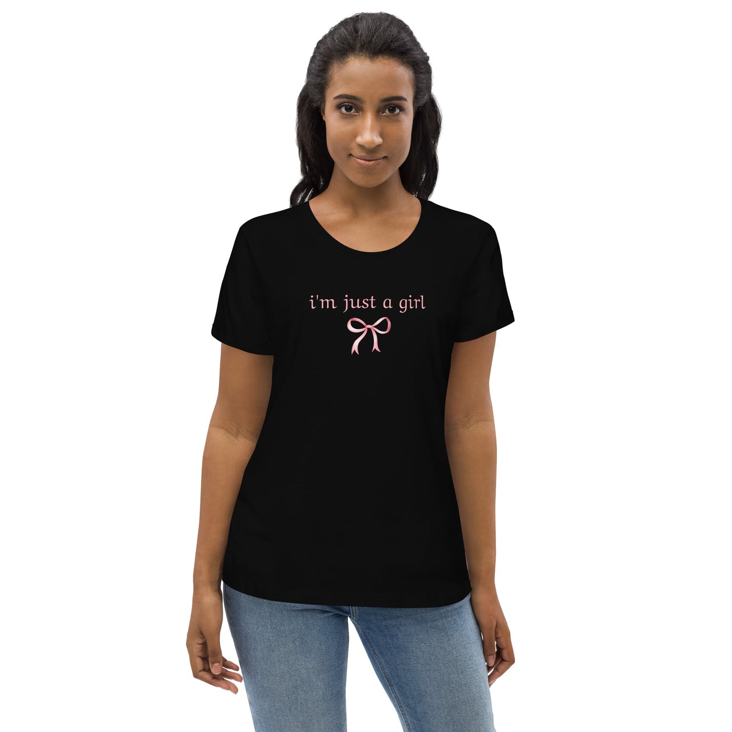 I'm just a girl | Women's fitted eco tee - S - T-Shirts Online