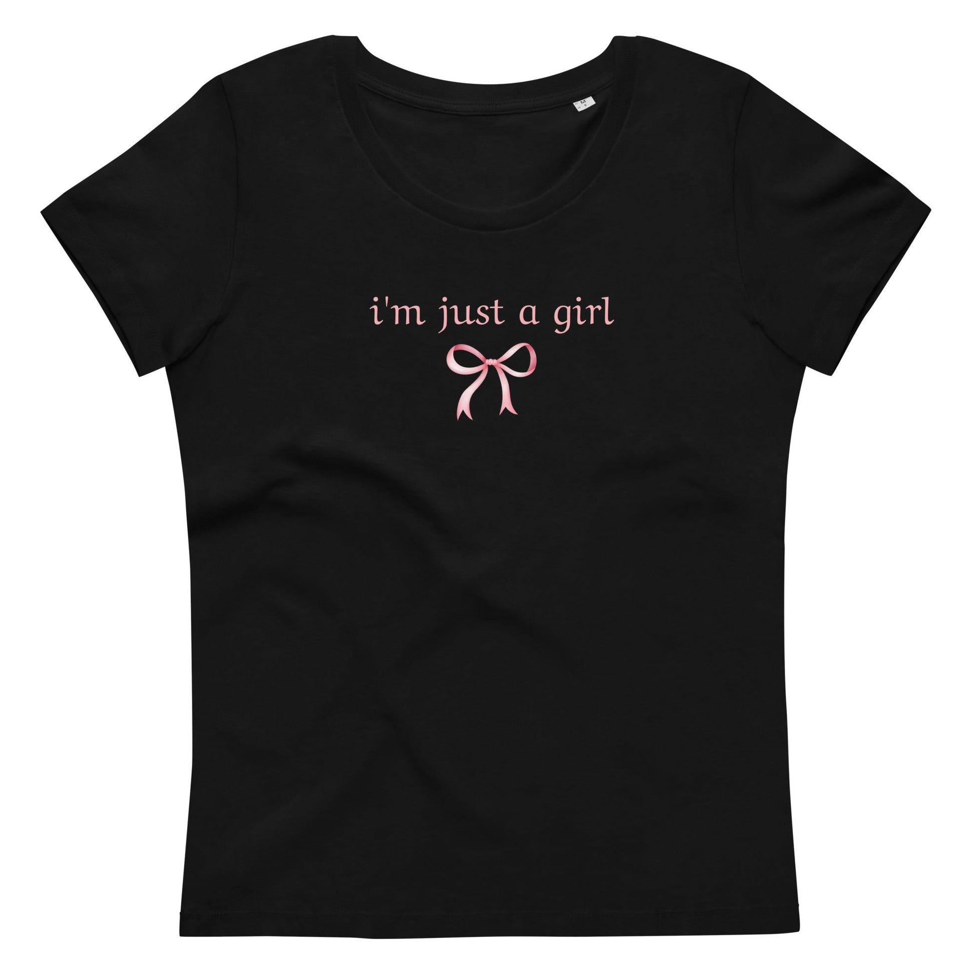 I'm just a girl | Women's fitted eco tee - S - T-Shirts Online