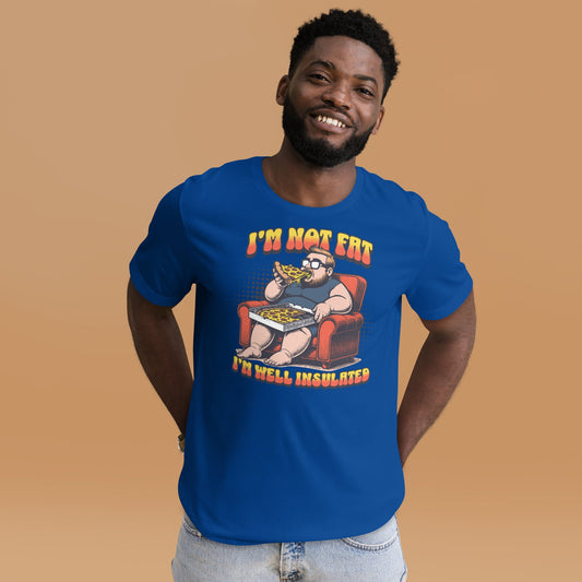 I'm Not Fat T-Shirt | Funny Slogan T-Shirt - Black Heather - T-Shirts Online
