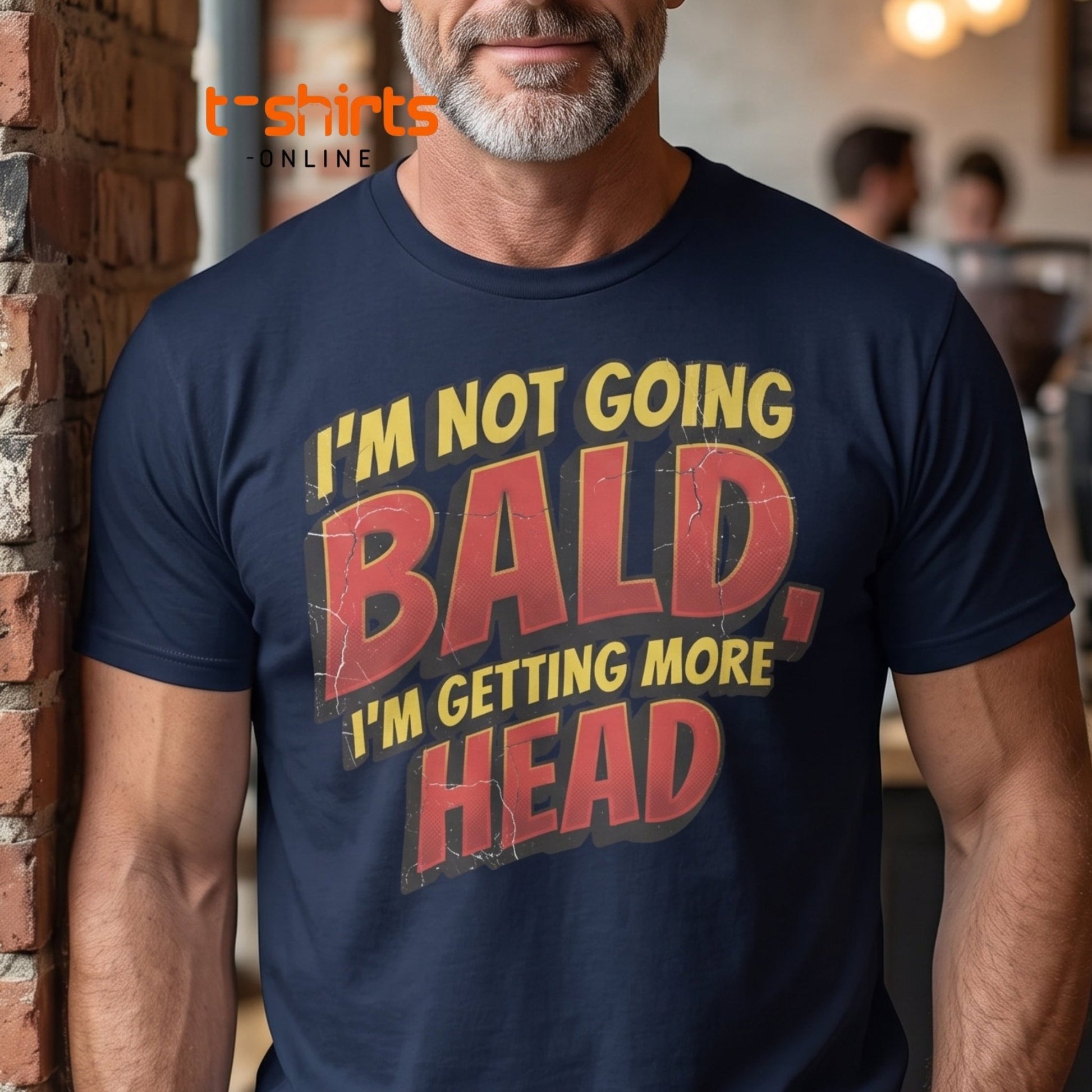 I'm Not Going Bald I'm Getting More Head Funny T-Shirt - Maroon - T-Shirts Online