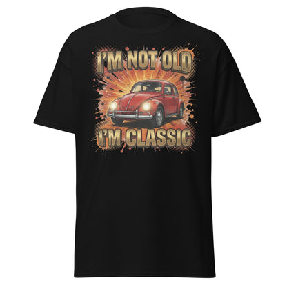 I'm Not Old I'm Classic Car T-Shirt - Black - T-Shirts Online