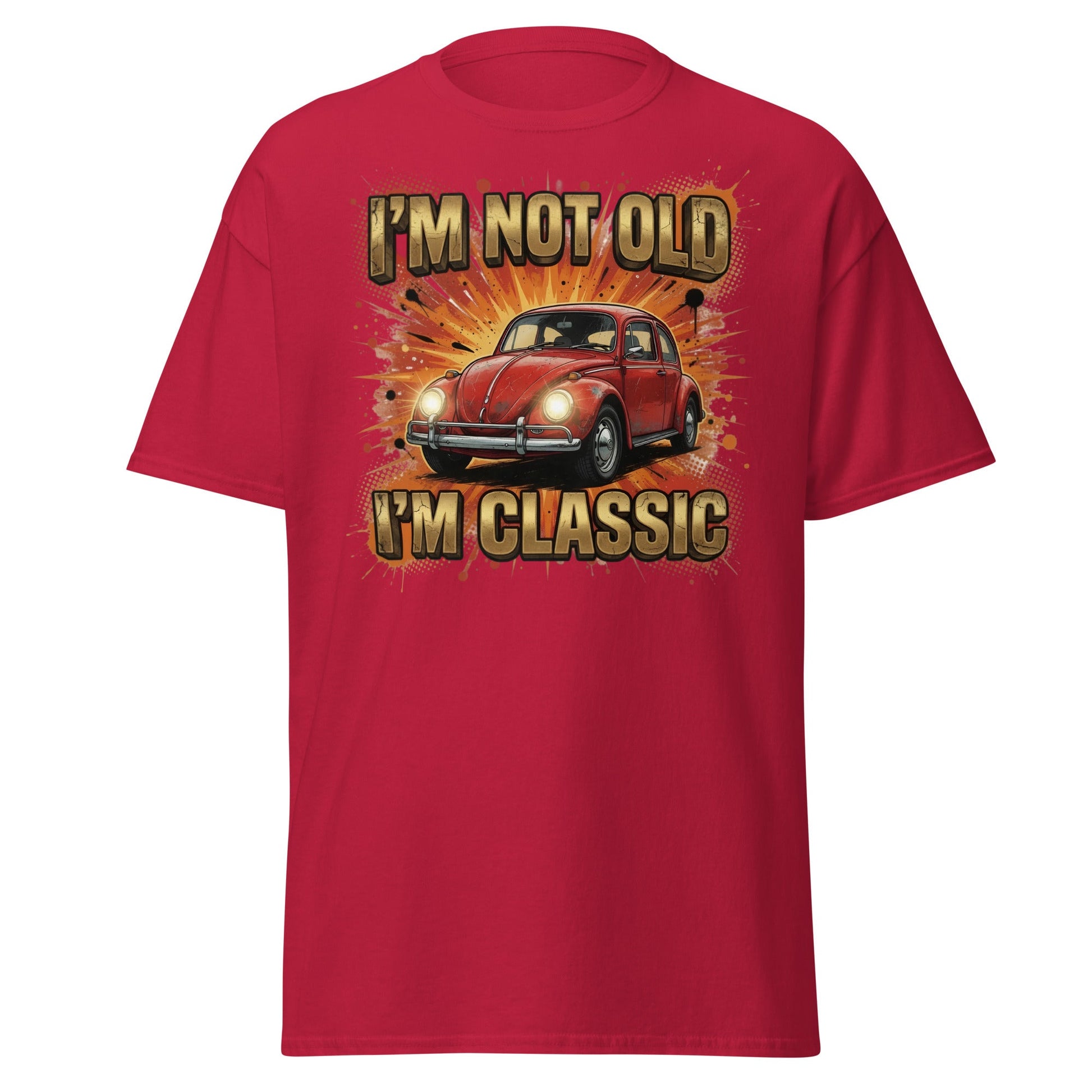 I'm Not Old I'm Classic Car T-Shirt - Cardinal - T-Shirts Online