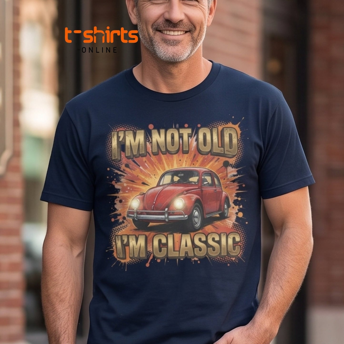 I'm Not Old I'm Classic Car T-Shirt - Maroon - T-Shirts Online