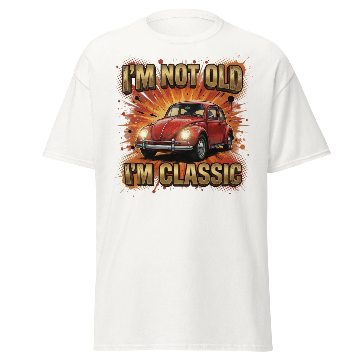 I'm Not Old I'm Classic Car T-Shirt - White - T-Shirts Online