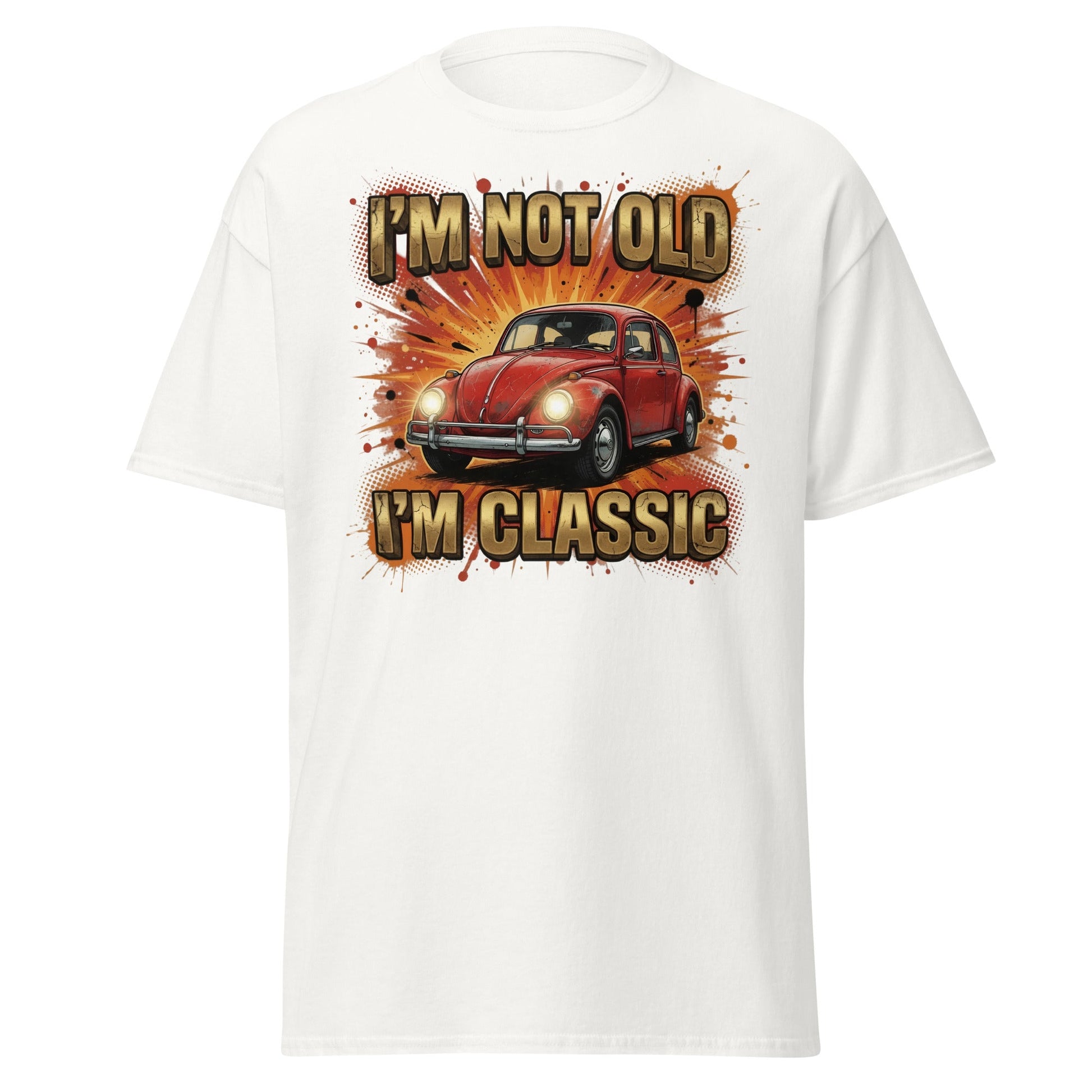 I'm Not Old I'm Classic Car T-Shirt - White - T-Shirts Online