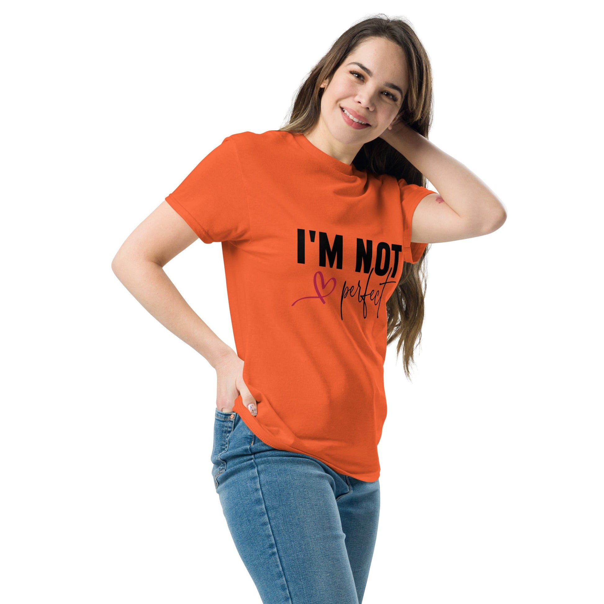 I'm Not Perfect | Unisex classic tee - Cardinal - T-Shirts Online
