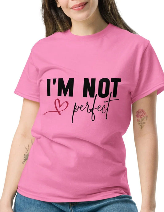 I'm Not Perfect | Unisex classic tee - Cardinal - T-Shirts Online