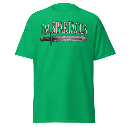 I'm Spartacus T-Shirt | Classic Roman Gladiator Graphic Tee - Irish Green - T-Shirts Online