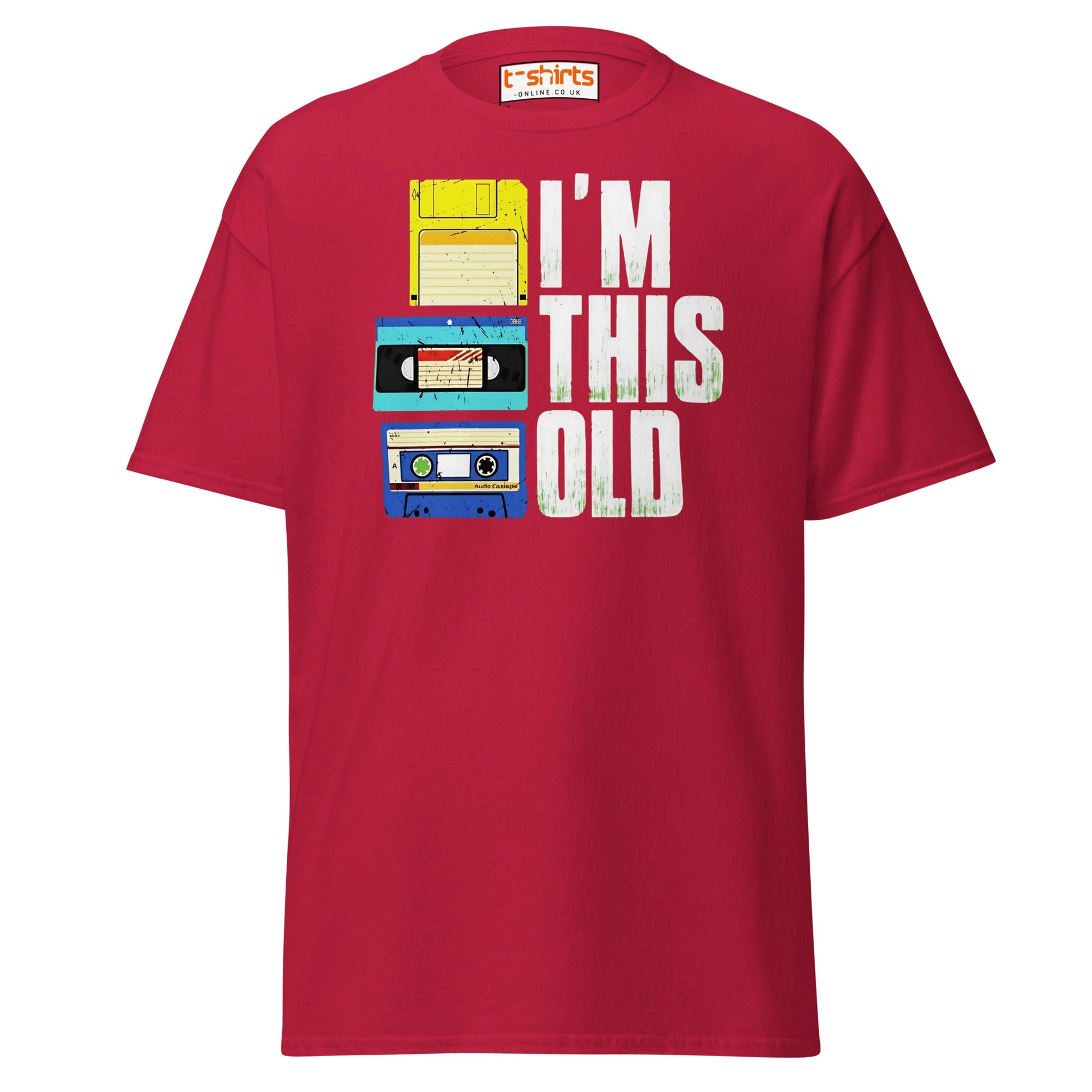 I’m This Old Retro Vintage T-Shirt - Cardinal - T-Shirts Online