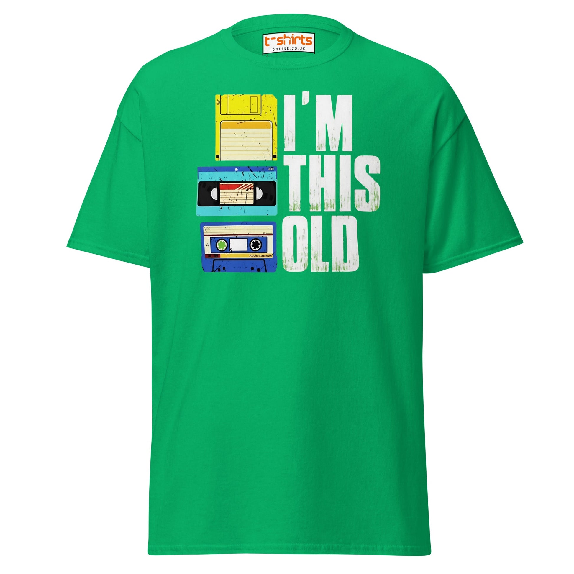 I’m This Old Retro Vintage T-Shirt - Irish Green - T-Shirts Online