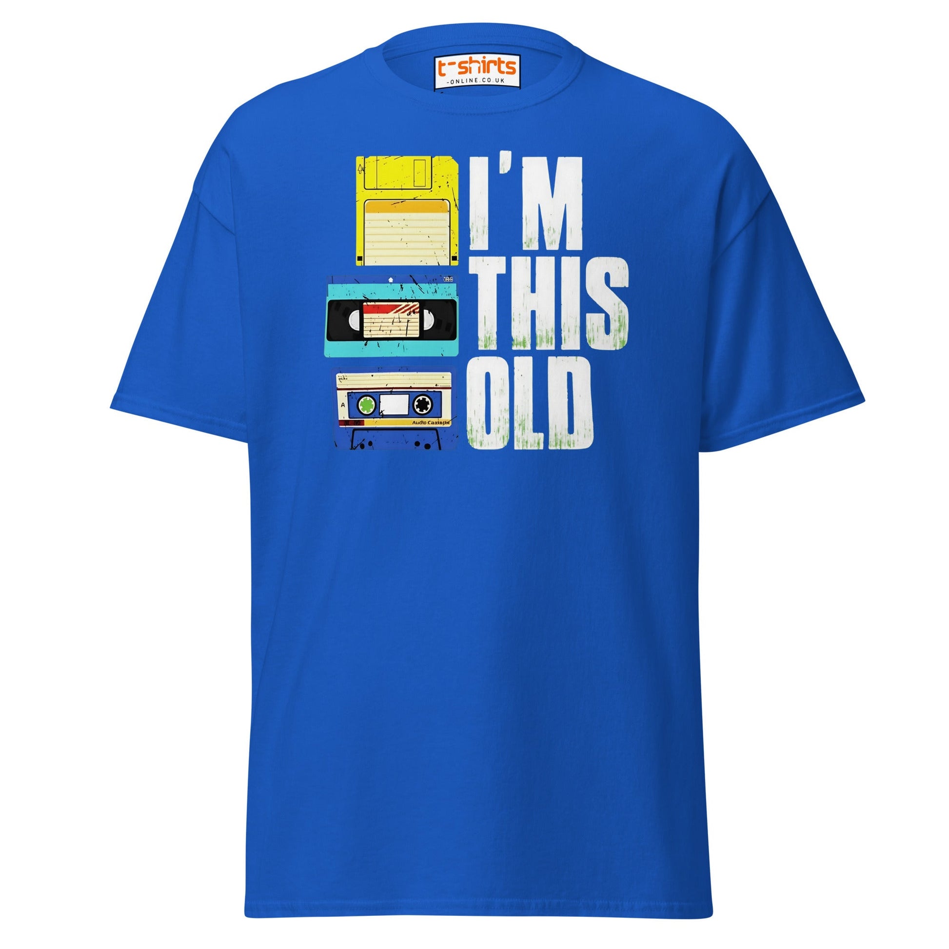 I’m This Old Retro Vintage T-Shirt - Royal - T-Shirts Online