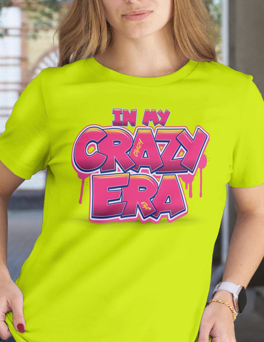 In My Crazy Era T-Shirt | Graphic Bold Tee - Black - T-Shirts Online