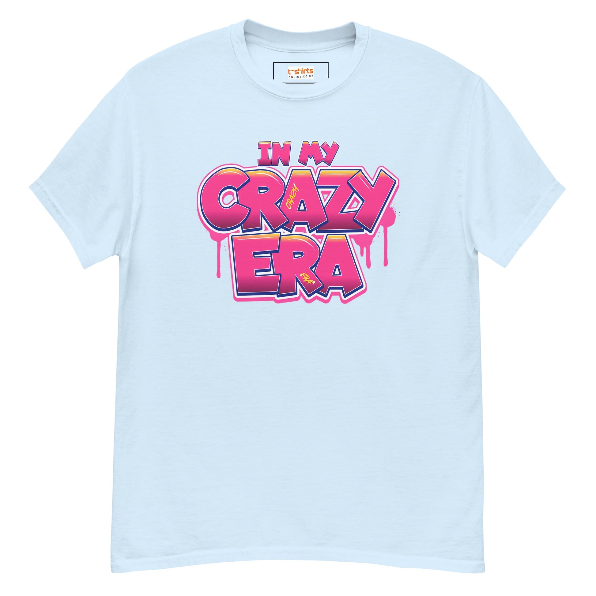 In My Crazy Era T-Shirt | Graphic Bold Tee - Light Blue - T-Shirts Online