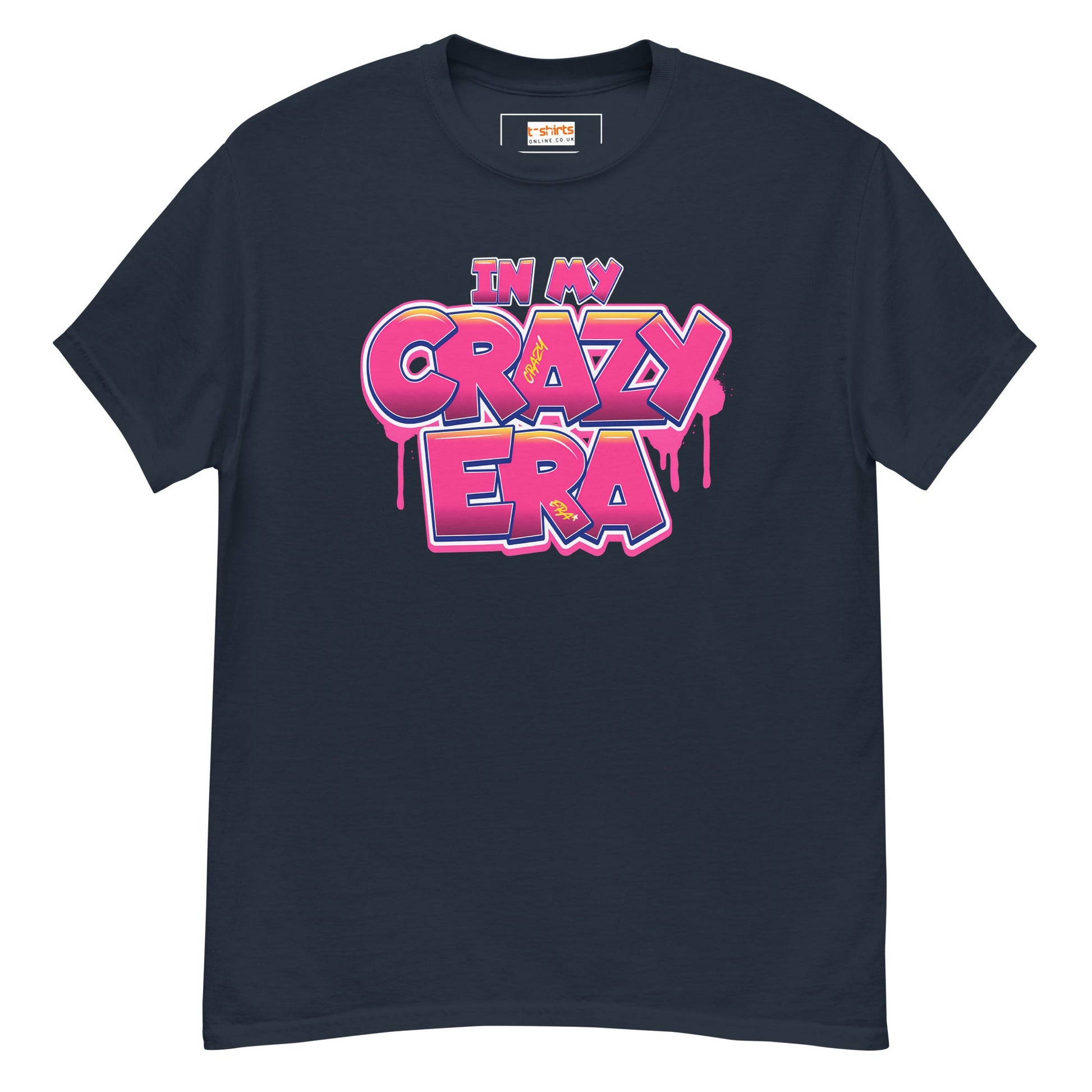 In My Crazy Era T-Shirt | Graphic Bold Tee - Navy - T-Shirts Online