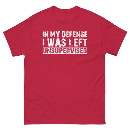 In My Defence | Men's T Shirt - Cardinal - T-Shirts Online