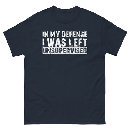 In My Defence | Men's T Shirt - Navy - T-Shirts Online