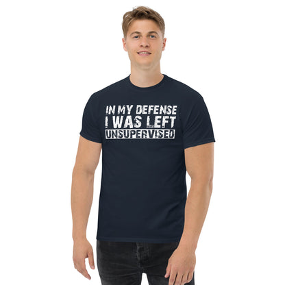 In My Defence | Men's T Shirt - Dark Heather - T-Shirts Online