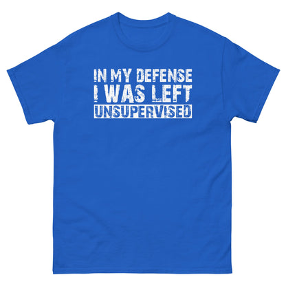 In My Defence | Men's T Shirt - Royal - T-Shirts Online