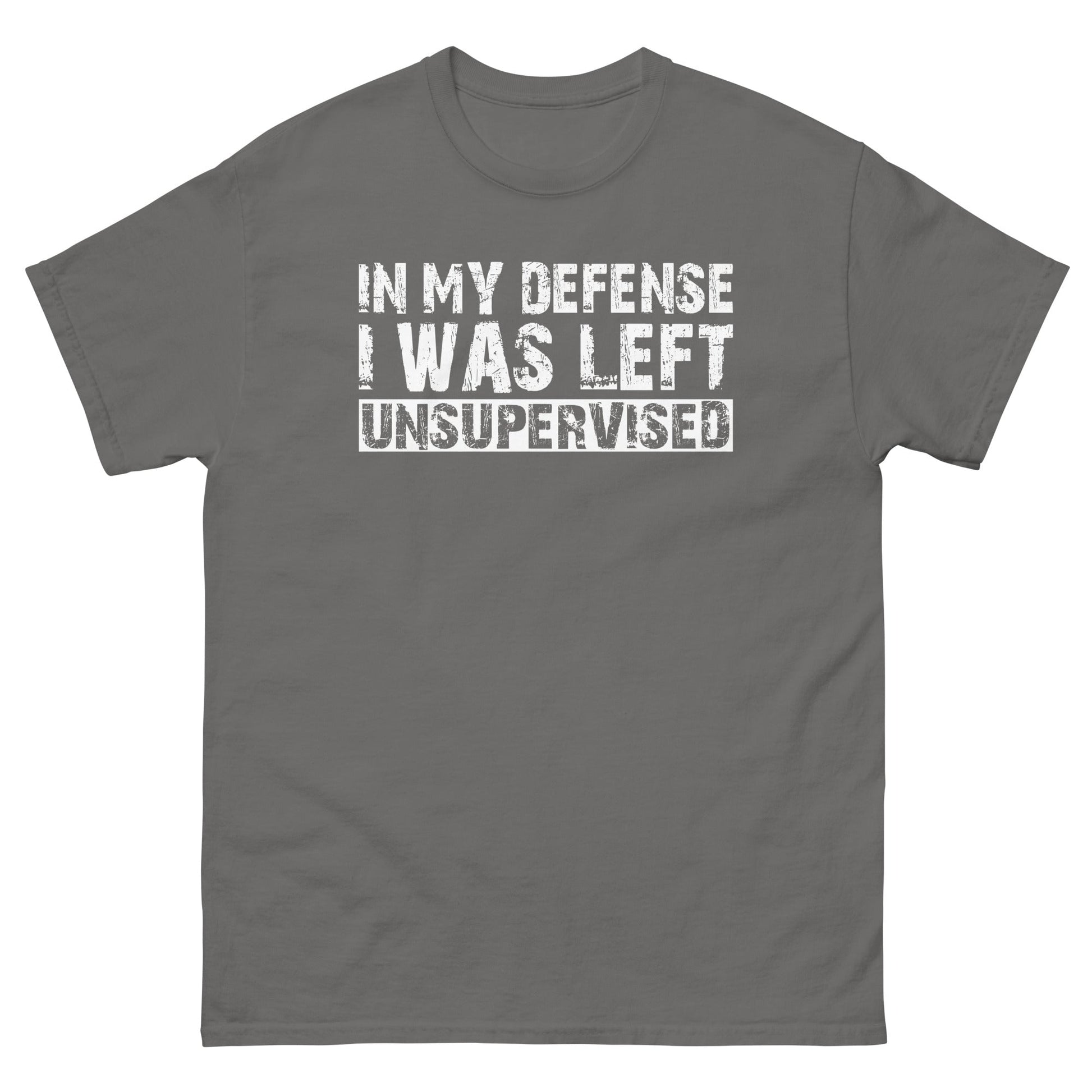 In My Defence | Men's T Shirt - Charcoal - T-Shirts Online