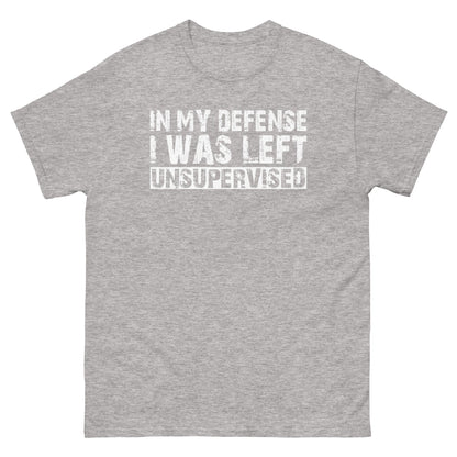 In My Defence | Men's T Shirt - Sport Grey - T-Shirts Online