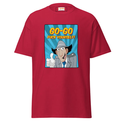 Inspector Gadget | Go Go f#ck Yourself T-Shirt - Cardinal - T-Shirts Online