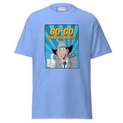 Inspector Gadget | Go Go f#ck Yourself T-Shirt - Carolina Blue - T-Shirts Online