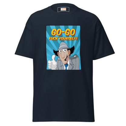 Inspector Gadget | Go Go f#ck Yourself T-Shirt - Navy - T-Shirts Online