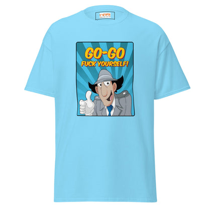 Inspector Gadget | Go Go f#ck Yourself T-Shirt - Sky - T-Shirts Online