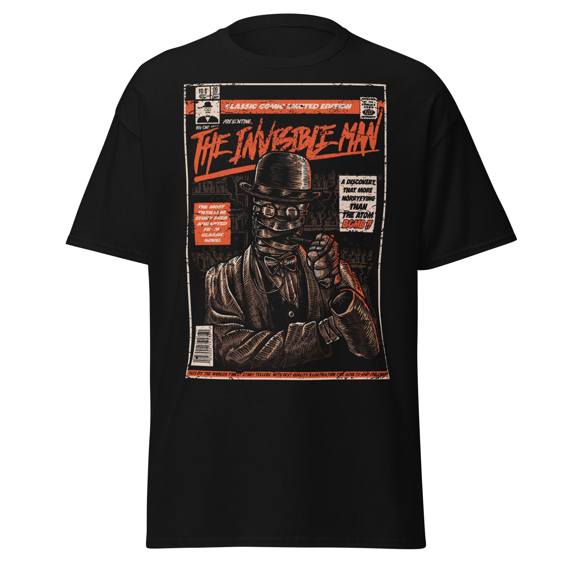 Invisible Man Comic Book Cover Art T-Shirt - S - T-Shirts Online