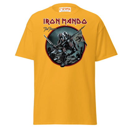 Iron Mando T-Shirt – The Hunter Parody Design Tee - Gold - T-Shirts Online