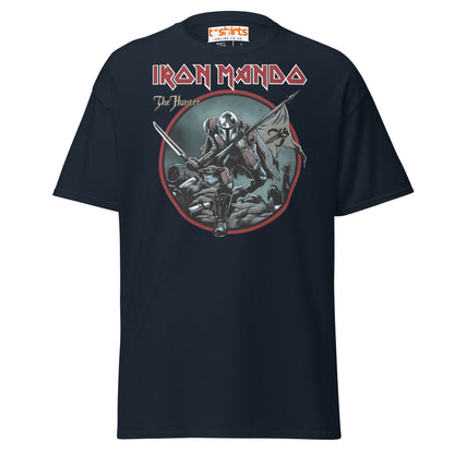 Iron Mando T-Shirt – The Hunter Parody Design Tee - Navy - T-Shirts Online