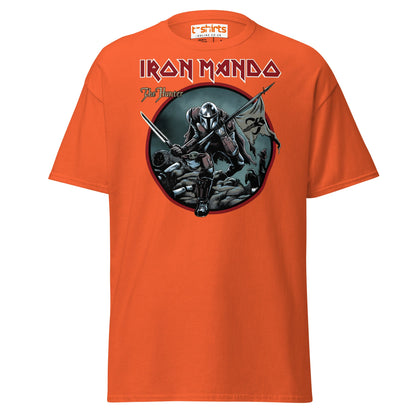 Iron Mando T-Shirt – The Hunter Parody Design Tee - Orange - T-Shirts Online