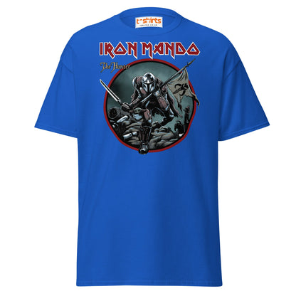 Iron Mando T-Shirt – The Hunter Parody Design Tee - Royal - T-Shirts Online