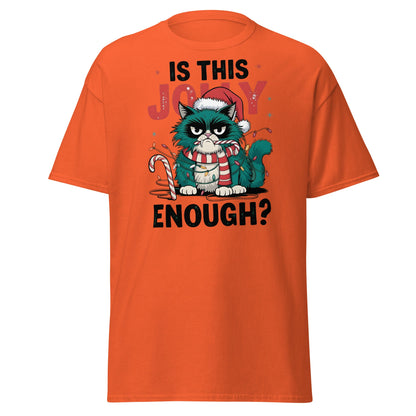 Is This Jolly Enough Grumpy Cat Christmas T-Shirt - Orange - T-Shirts Online