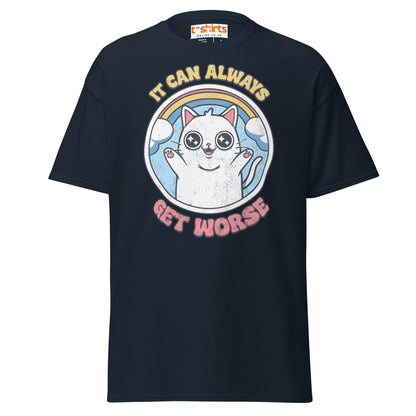 It Can Always Get Worse T-Shirt - Navy - T-Shirts Online