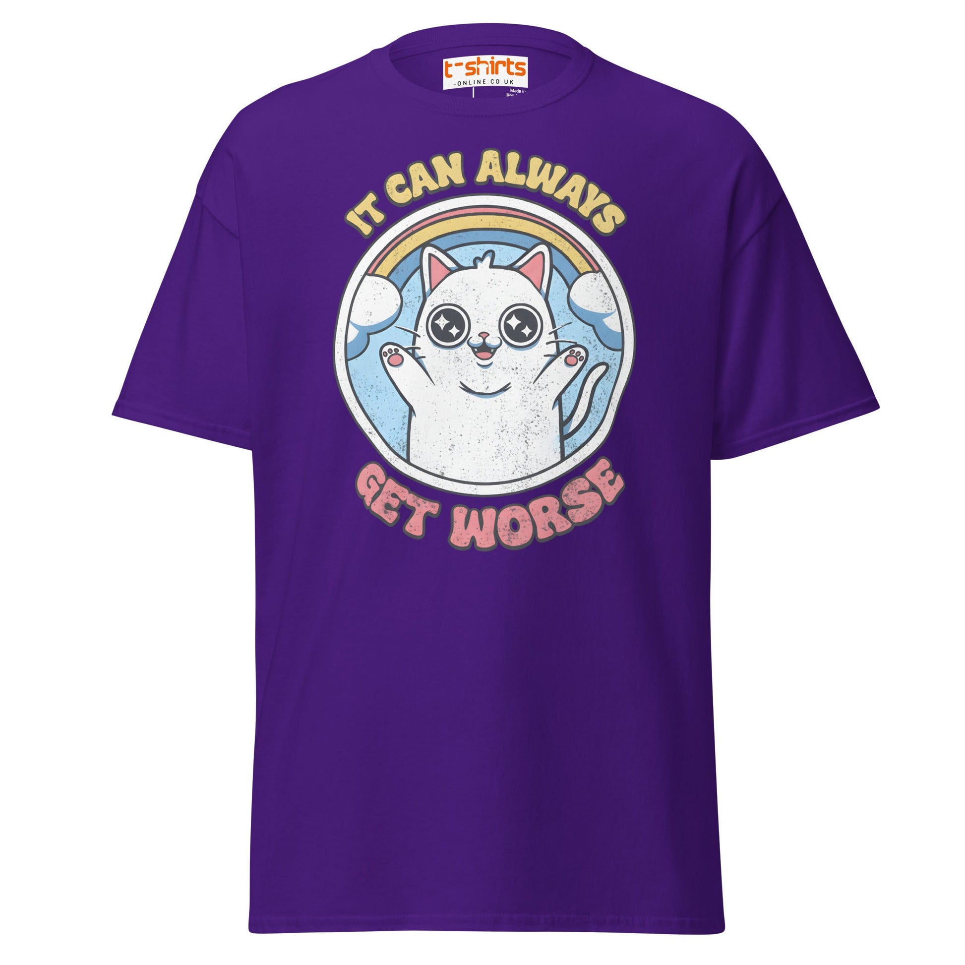 It Can Always Get Worse T-Shirt - Purple - T-Shirts Online