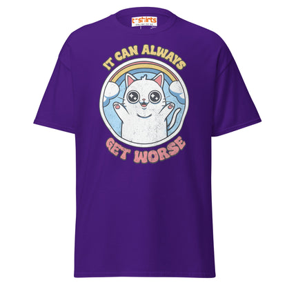 It Can Always Get Worse T-Shirt - Purple - T-Shirts Online