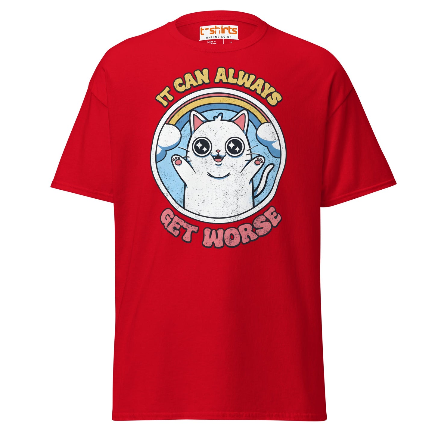 It Can Always Get Worse T-Shirt - Red - T-Shirts Online
