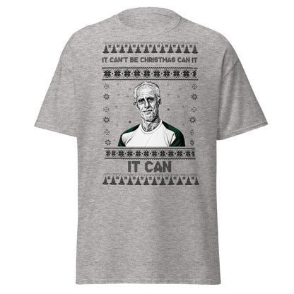 “It Can’t Be Christmas” Meme Holiday T-Shirt - Sport Grey - T-Shirts Online