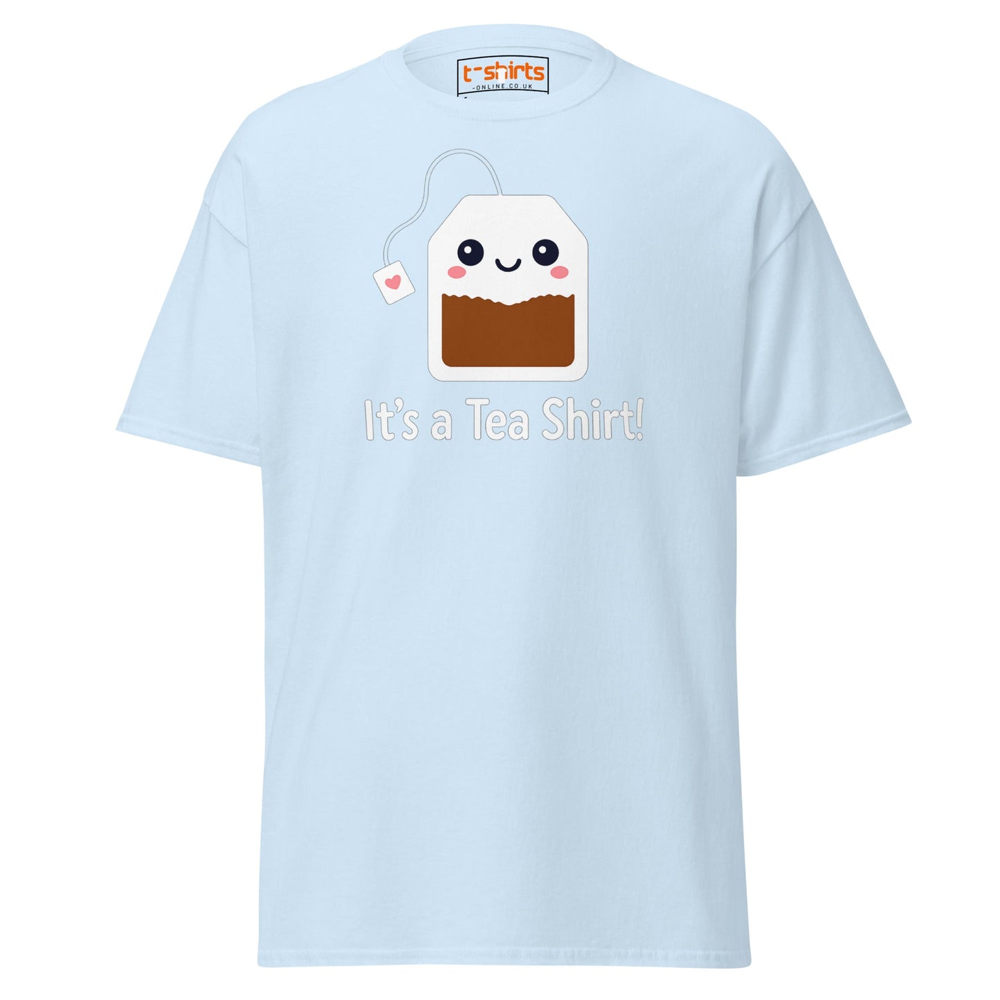 It’s a Tea Shirt T-Shirt – Funny Pun Tee - Light Blue - T-Shirts Online