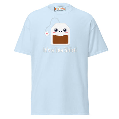 It’s a Tea Shirt T-Shirt – Funny Pun Tee - Light Blue - T-Shirts Online