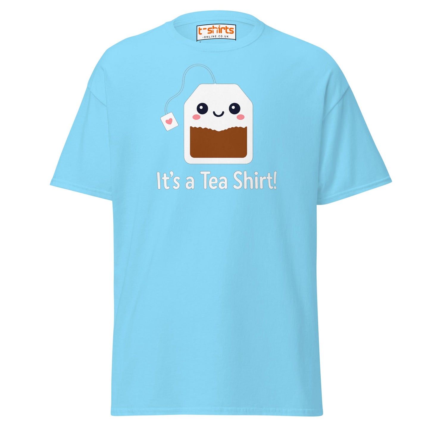 It’s a Tea Shirt T-Shirt – Funny Pun Tee - Sky - T-Shirts Online