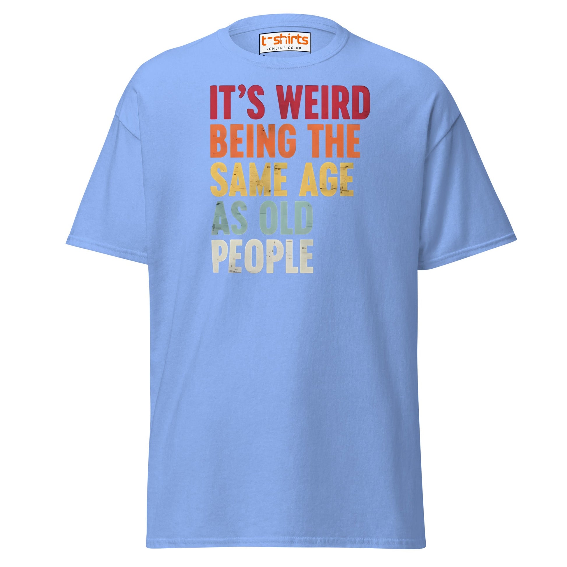 It’s Fine I’m Fine Everything is Fine T-Shirt - Carolina Blue - T-Shirts Online