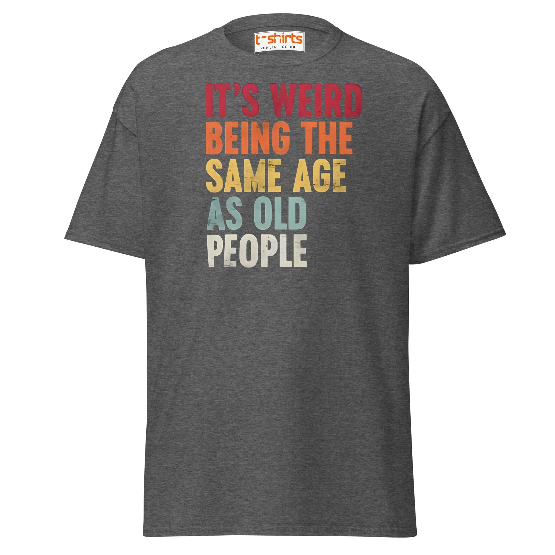 It’s Fine I’m Fine Everything is Fine T-Shirt - Dark Heather - T-Shirts Online